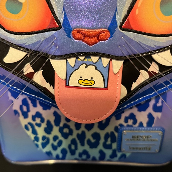 Loungefly Holographic Blue and Purple K-POP DEMOM HUNTERS DERPY TIGER!!! - Picture 4 of 10